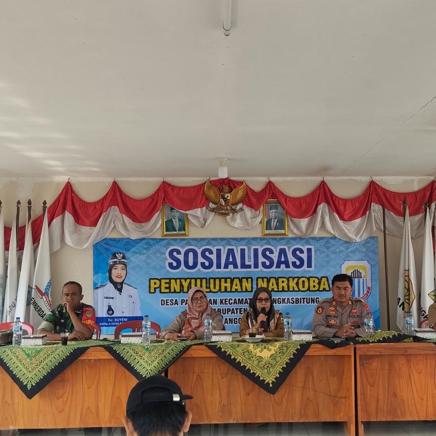 KEGIATAN PENYULUHAN NARKOBA  DI DESA PABUARAN